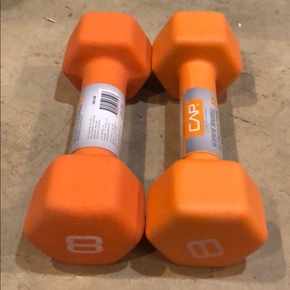 Cap 8 lb dumbbells - Picture 2 of 3